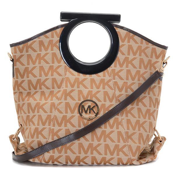 michael kors monogram signatur lerret koblinger beige Ordre Poser 8tvb2